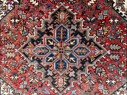 6'7"x9'7" Hand-Knotted 100% Lamb Wool Herize Carpet - Area Rug