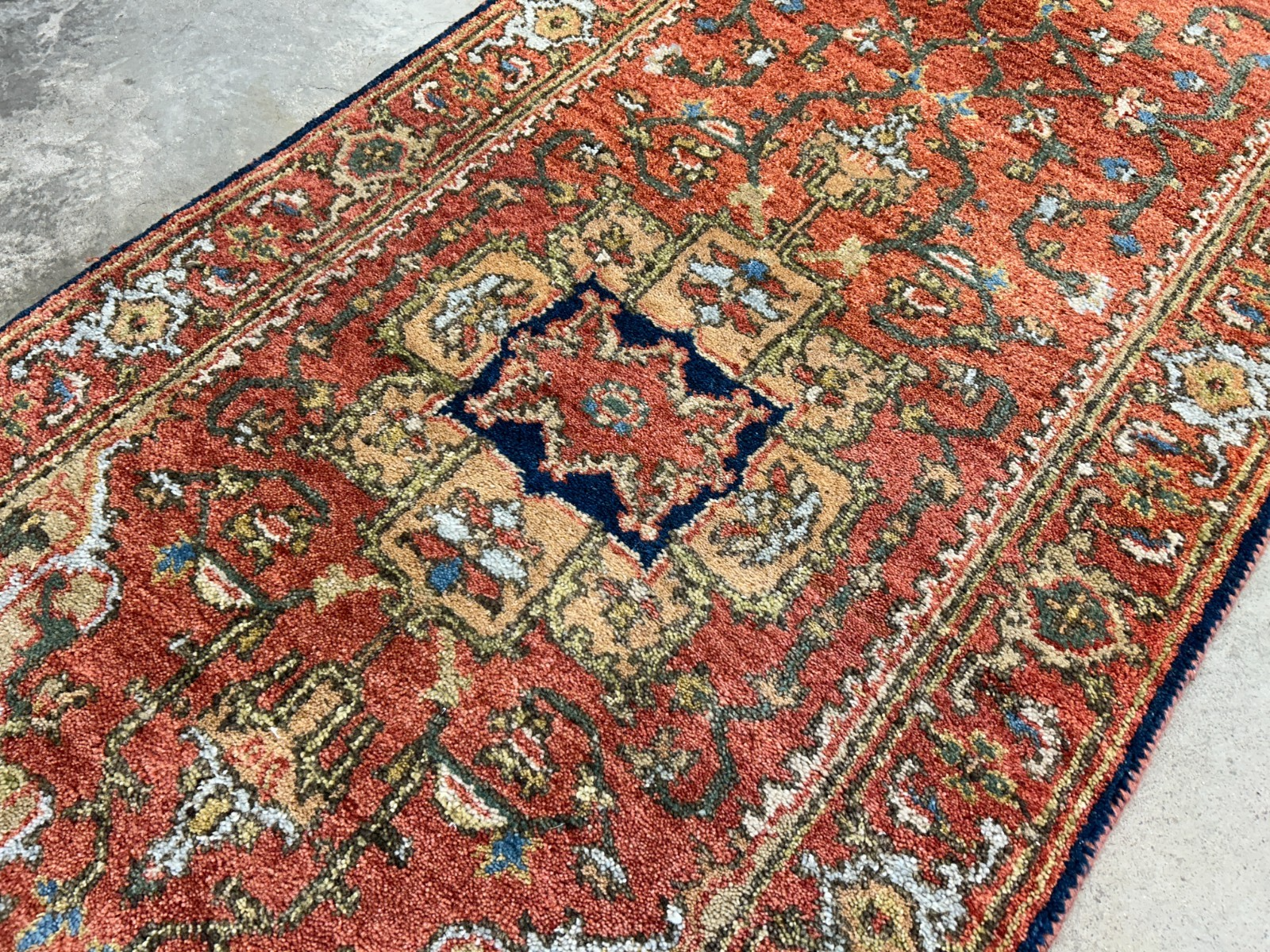 2'7"x7'10" Hand-Knotted 100% Wool Pile Runner Rug - Carpet