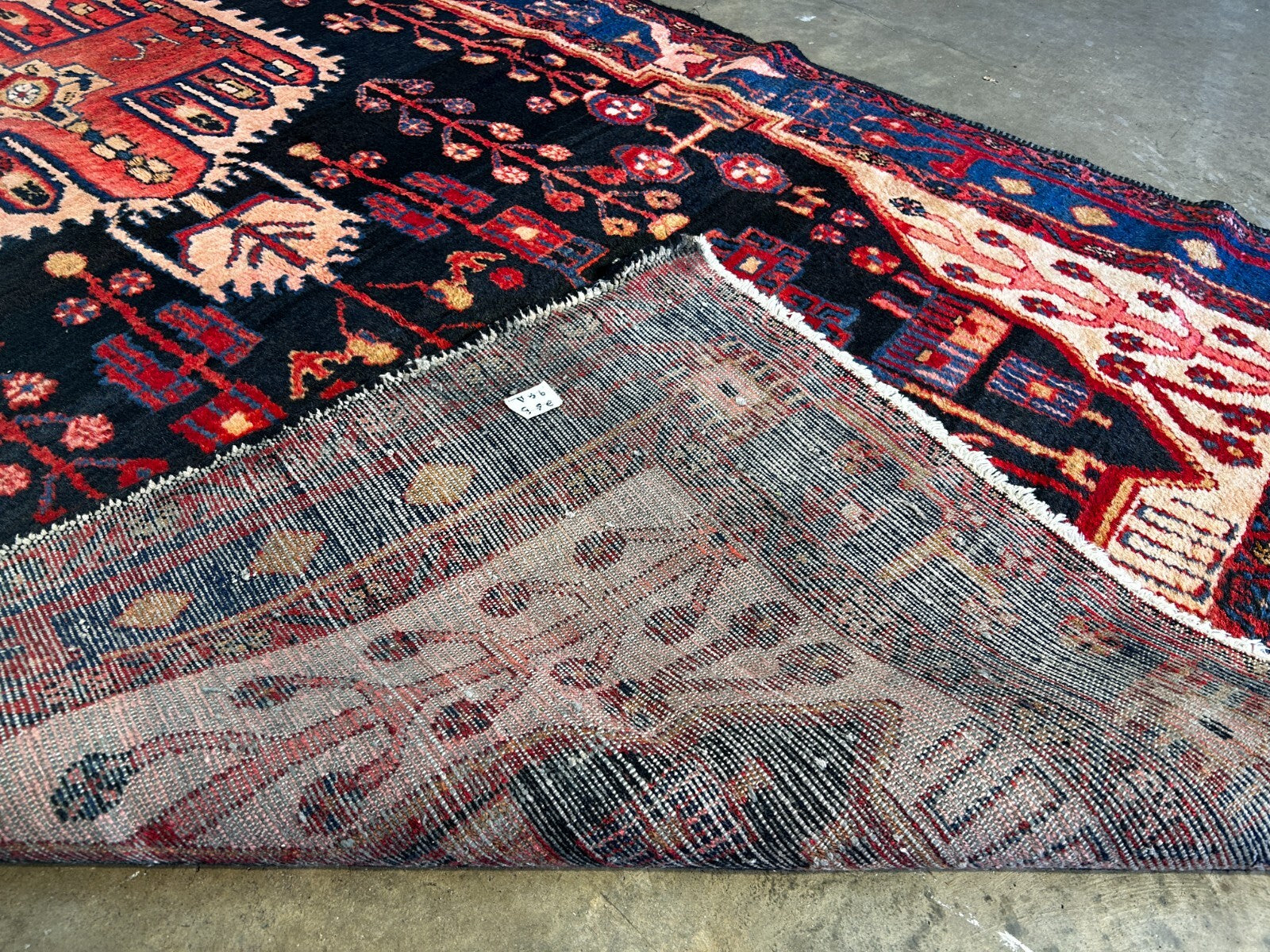 5'1" x 10'2'' Hand-Knotted 100% Lamb Wool Carpet - Nahavande Area Rug