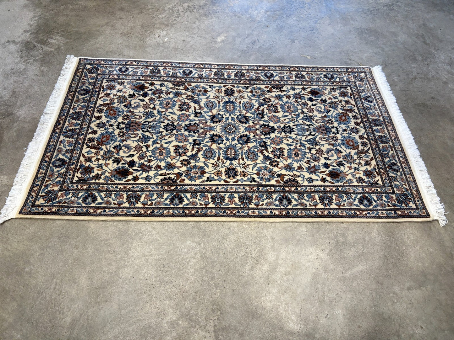 3'x5' Hand-Knotted 100% Wool Pile Oriental Rug