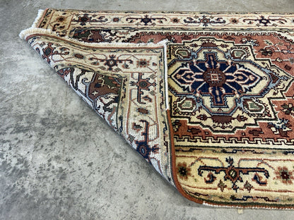 3’x5’ Hand-Knotted 100% Wool Indoserapi Area Rug - Carpet