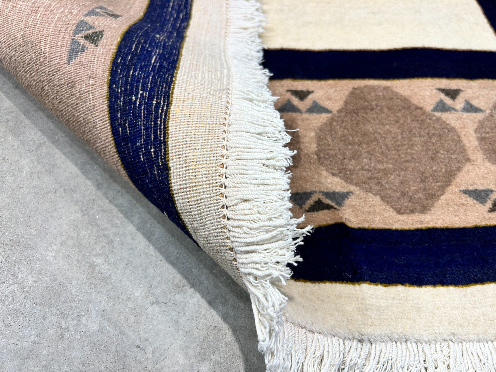 6'4"x9'5" Hand-Knotted 100% Wool Carpet - Gabeh Area Rug