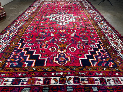 5'5" x 10'1" Hand-Knotted 100% Wool Carpet - Hamadane Area Rug