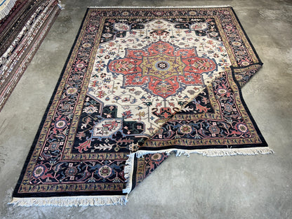 9'x11'10" Hand-Knotted 100%  Wool Pile IndoHeriz Rug