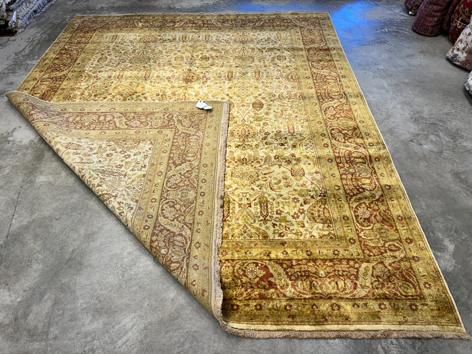 9'x11'9" Hand-Knotted 100% Wool Pile Oriental Rug