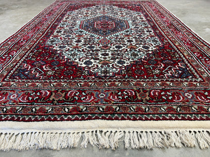 3'10"x5'10" Hand-Knotted 100% Wool Pile Indobijar Area Rug - Carpet