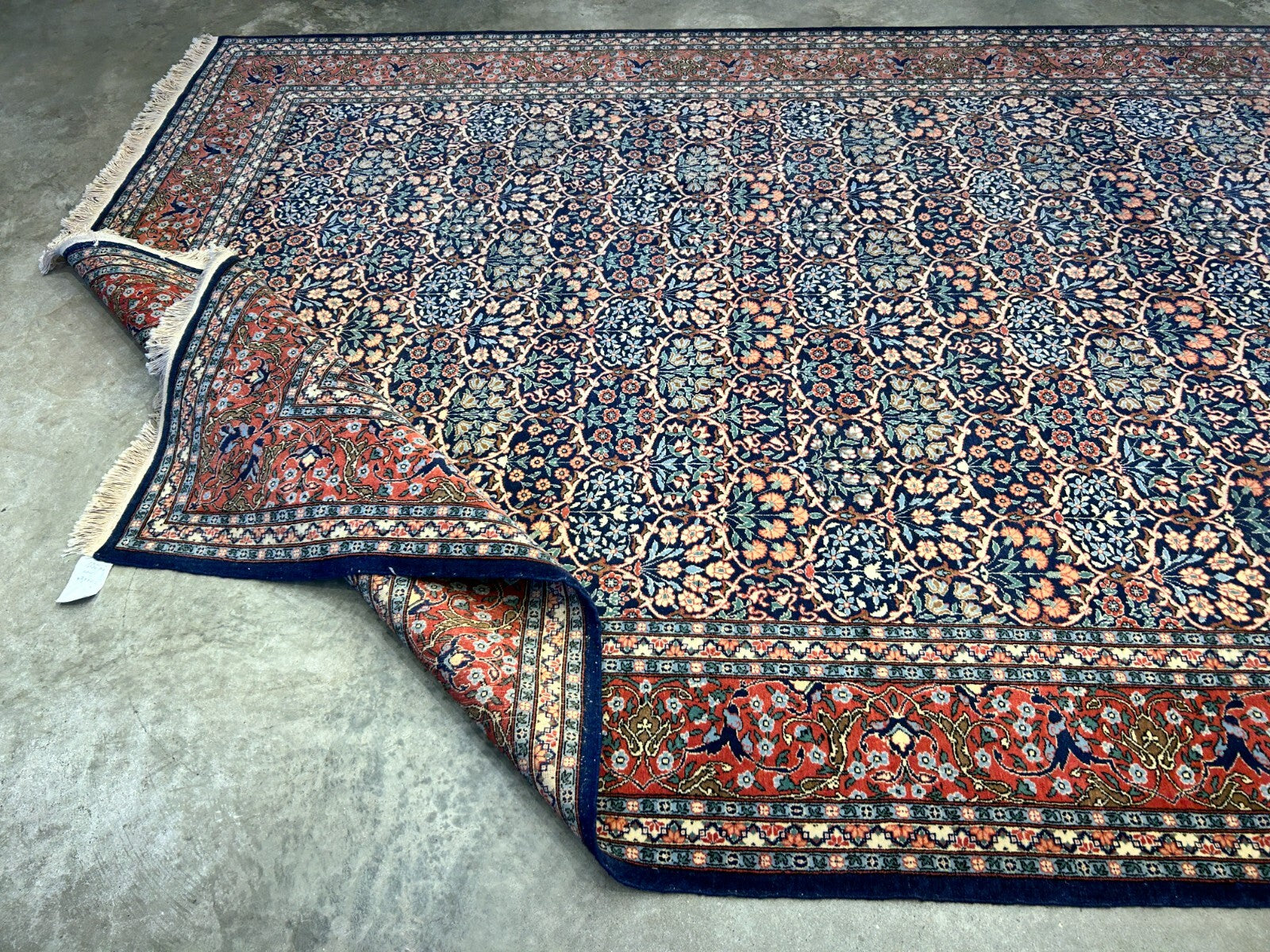 6'8"x9'9" Hand-Knotted 100% Wool Pile Hereke Carpet - Area Rug