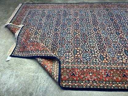 6'8"x9'9" Hand-Knotted 100% Wool Pile Hereke Carpet - Area Rug