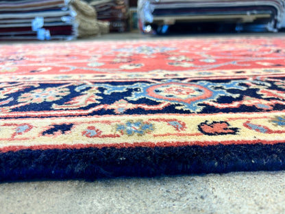 6'x9' Hand-Knotted 100% Wool Pile Indo-Serapi Carpet - Area Rug