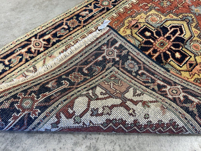 3’x5’1” Hand-Knotted 100% Wool Indoserapi Area Rug - Carpet