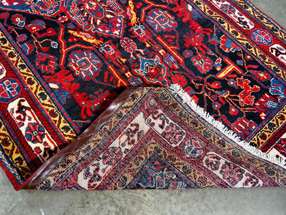 5'0" x 9'5'' Hand-Knotted 100% Lamb Wool Pile Nahavande Area Rug