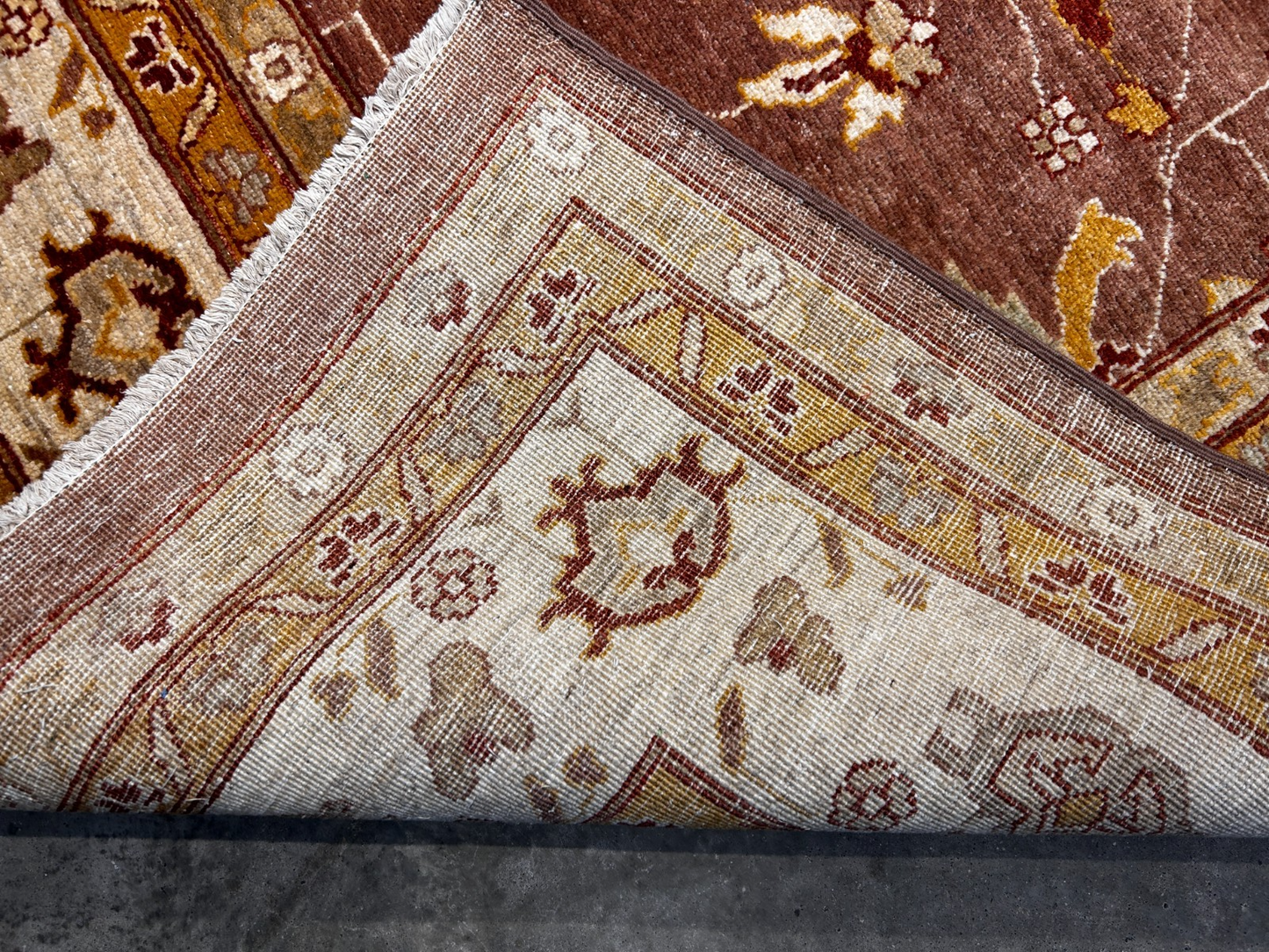 8'6"x11'11" Hand-Knotted 100% Wool Pile Pakistani Area Rug