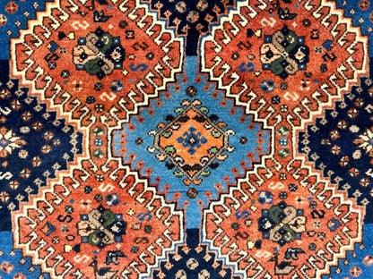 2'4"x4'9" Hand-Knotted 100% Wool Pile Yalamehe Rug