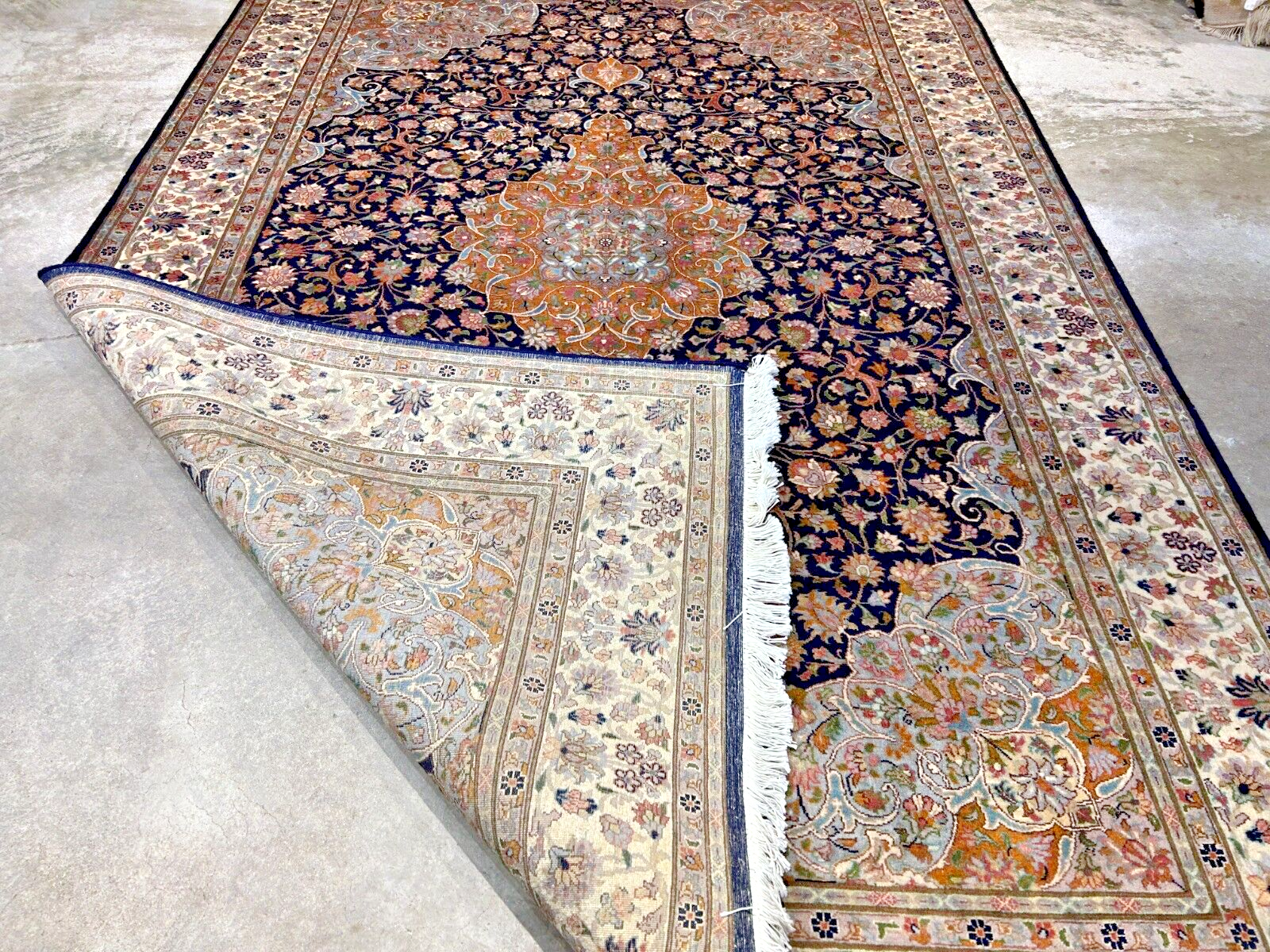 6'1"x9'4" Hand-Knotted 100% Wool Carpet - Pakpersian Kashane Area Rug