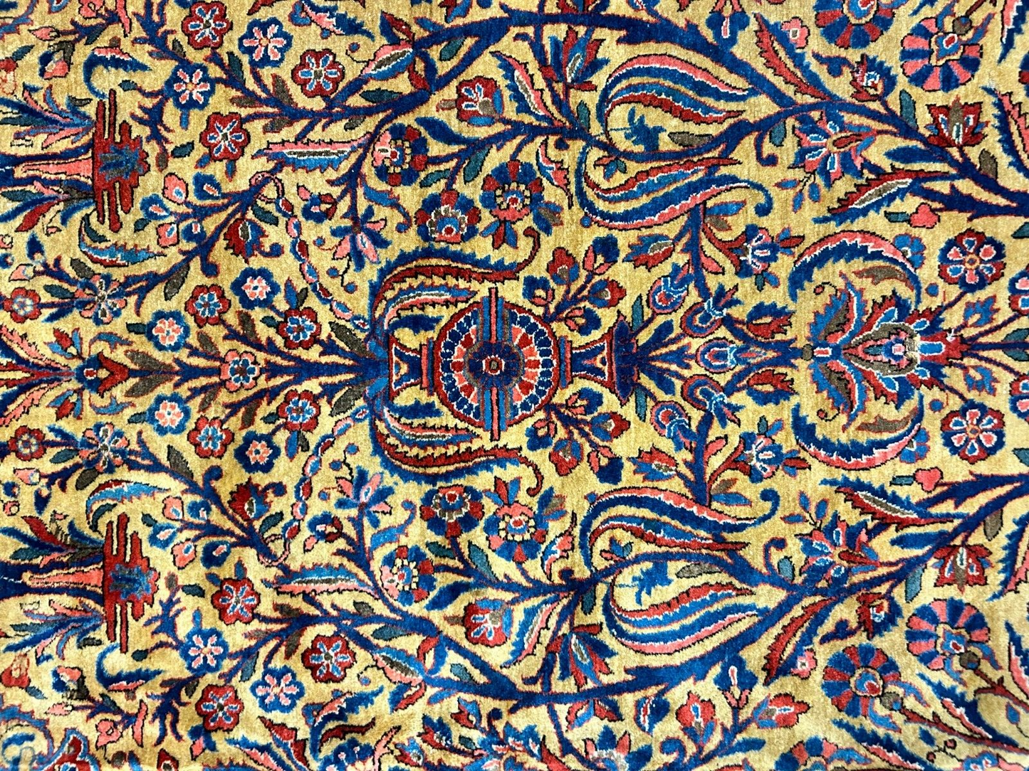 8'8"x11'9" Collector Antique 100% Wool Pile Sarouke Rug