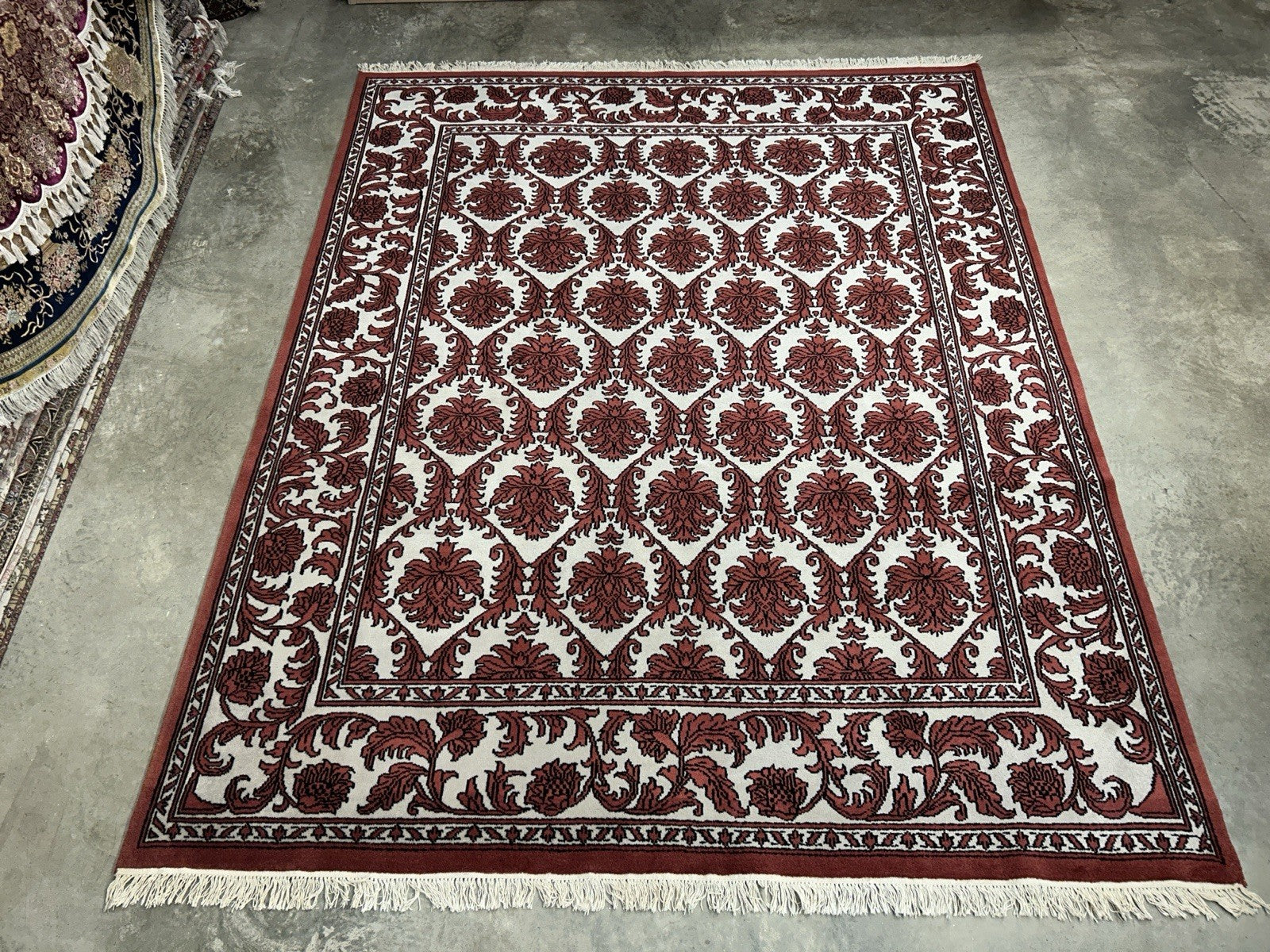8’x9’11” Hand-Knotted 100% Wool Pile Oriental Area Rug - Carpet