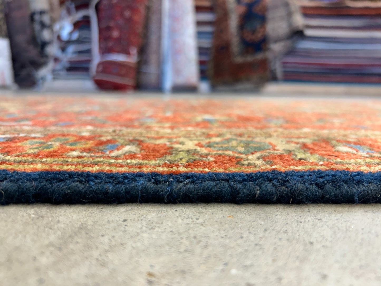 2'7"x7'10" Hand-Knotted 100% Wool Pile Runner Rug - Carpet