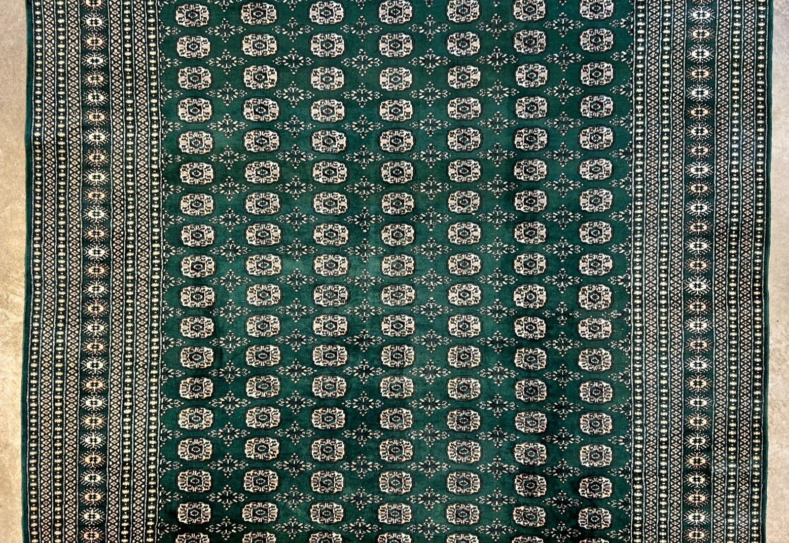 8'x10' Hand-Knotted 100% Wool Pile Bokhara Rug