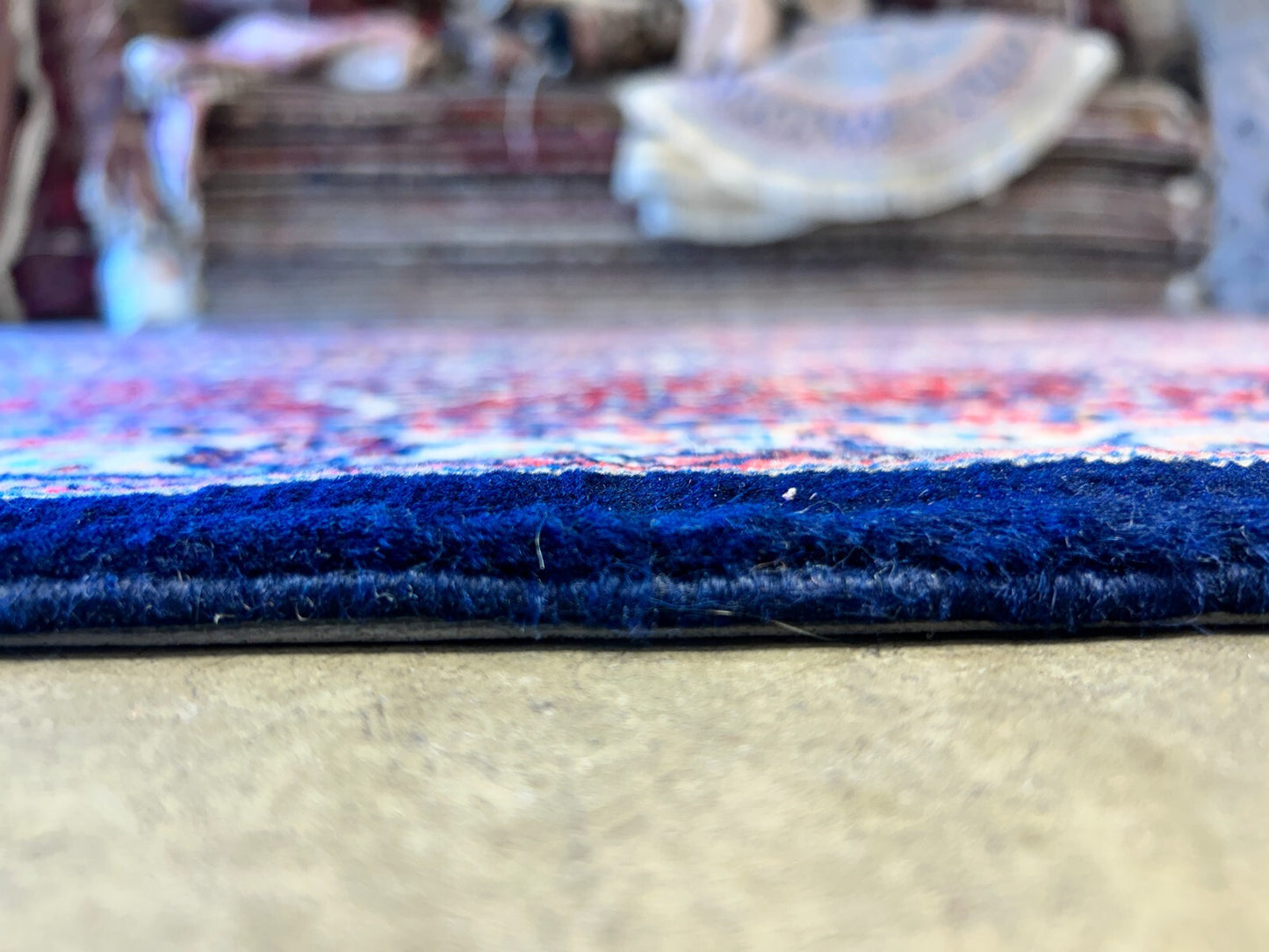 8'11"x11'8" Hand-Knotted 100% Wool Pile Bidjar Rug