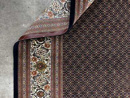 8'4"x11'2" Fine Hand-Knotted 100% Wool Pile Tabrize Fish Style Rug - Carpet