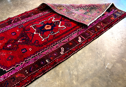 4'5" x 8'10'' Hand-Knotted 100% Lamb Wool Mousele Area Rug - Carpet