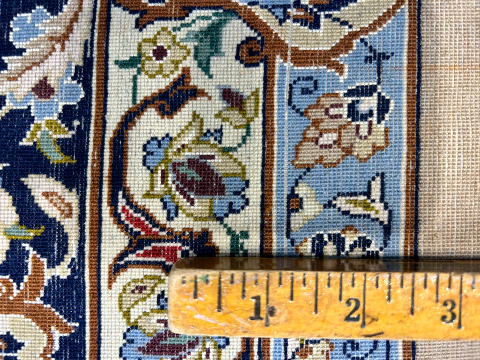 6'10"x10'4"Extra Fine Hand-Knotted Wool & Silk Isfahane Rug - Area Carpet