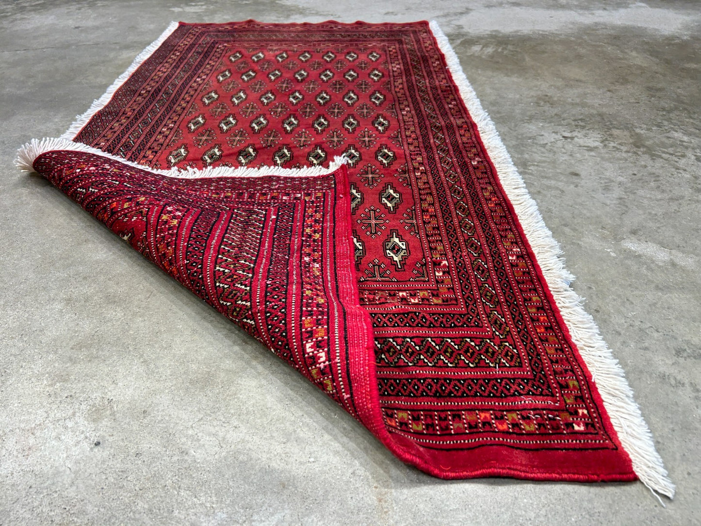 2'5"x4'9" Hand-Knotted 100% Wool Persiane Turkamane Area Rug