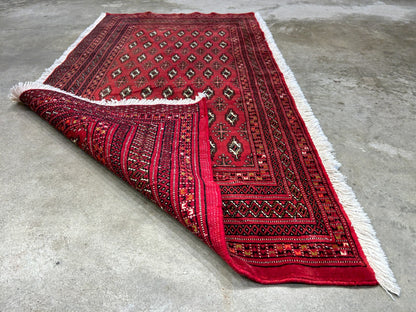 2'5"x4'9" Hand-Knotted 100% Wool Persiane Turkamane Area Rug