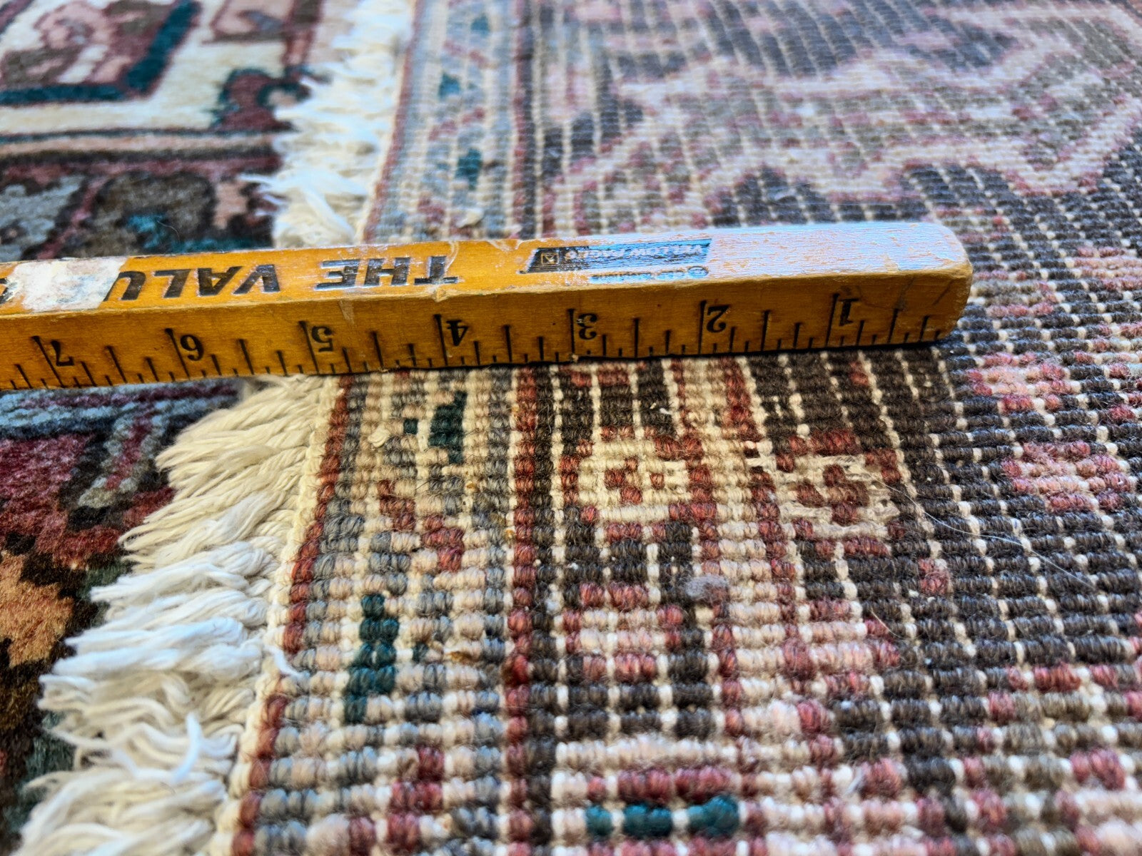 7'5"x11'5" Hand-Knotted 100% Wool Pile Herize Rug