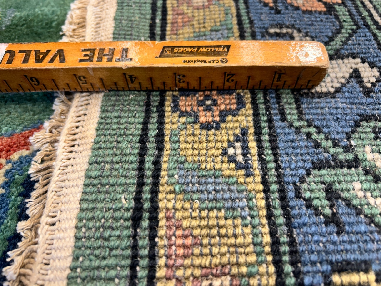 11'11"x15'11" Hand-Knotted 100% Wool Pile Herize Area Rug - Carpet