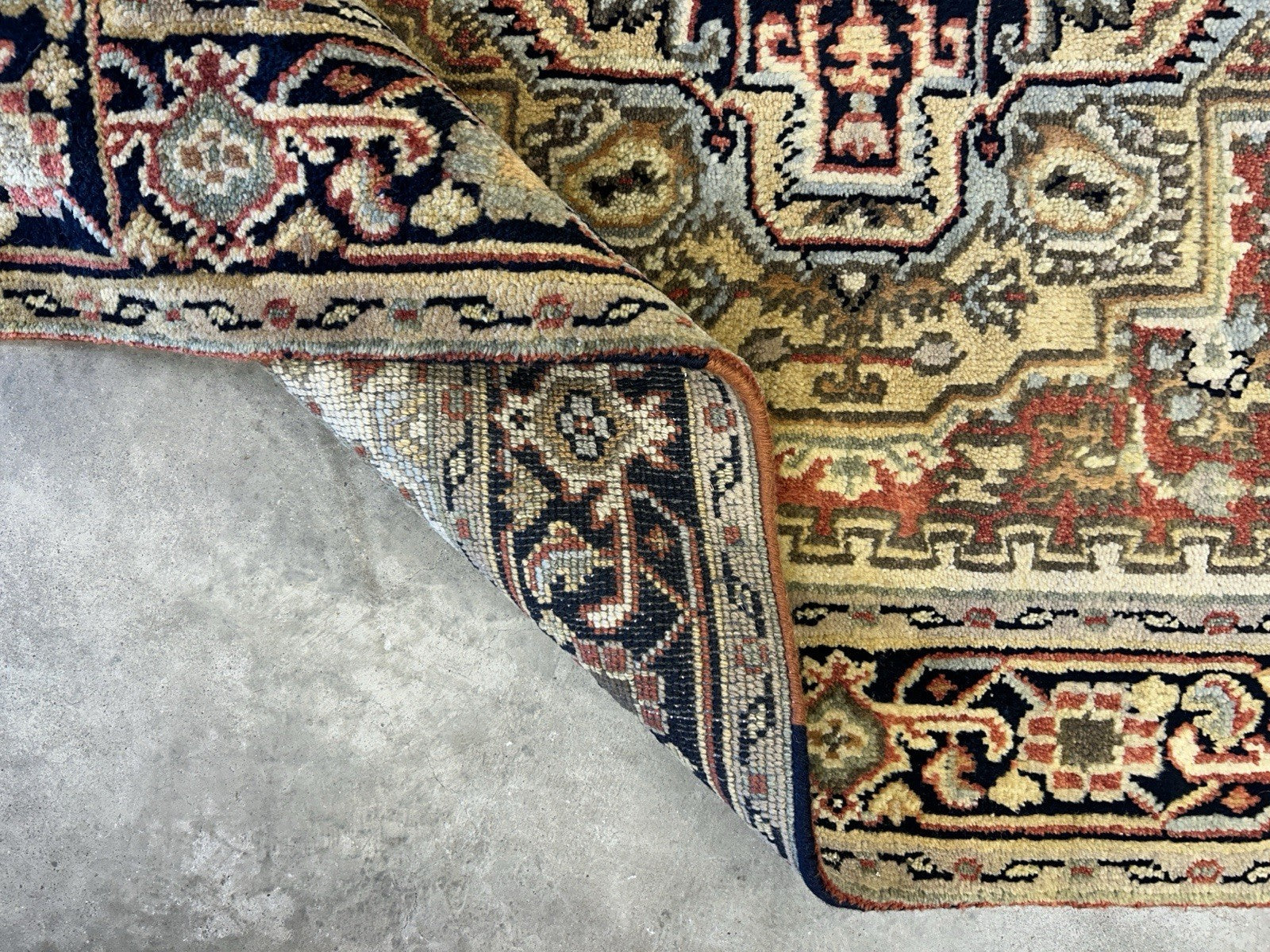 4’1”x6’1” Hand-Knotted 100% Wool Indoserapi Area Rug - Carpet