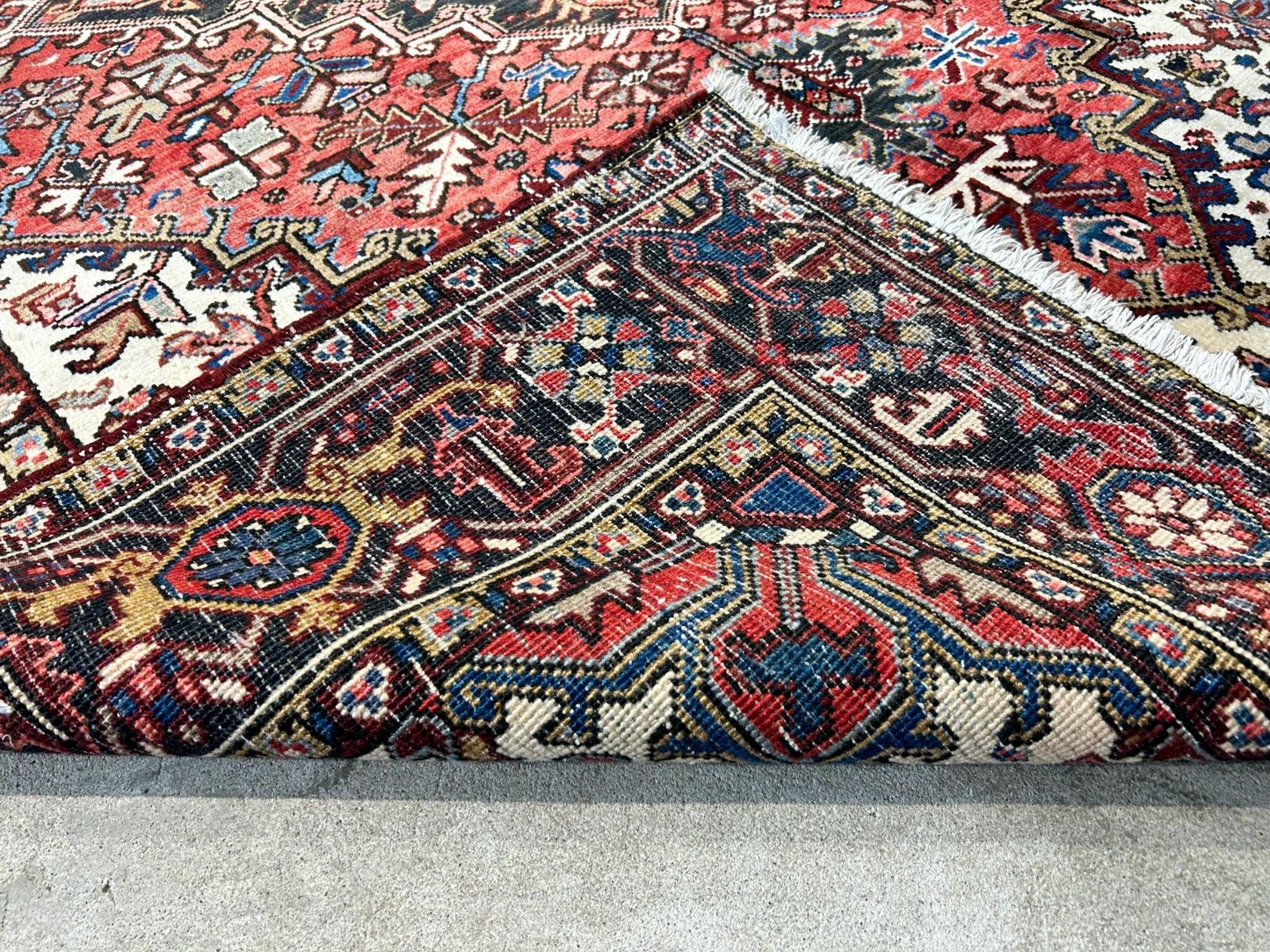 6'7"x9'7" Hand-Knotted 100% Lamb Wool Herize Carpet - Area Rug