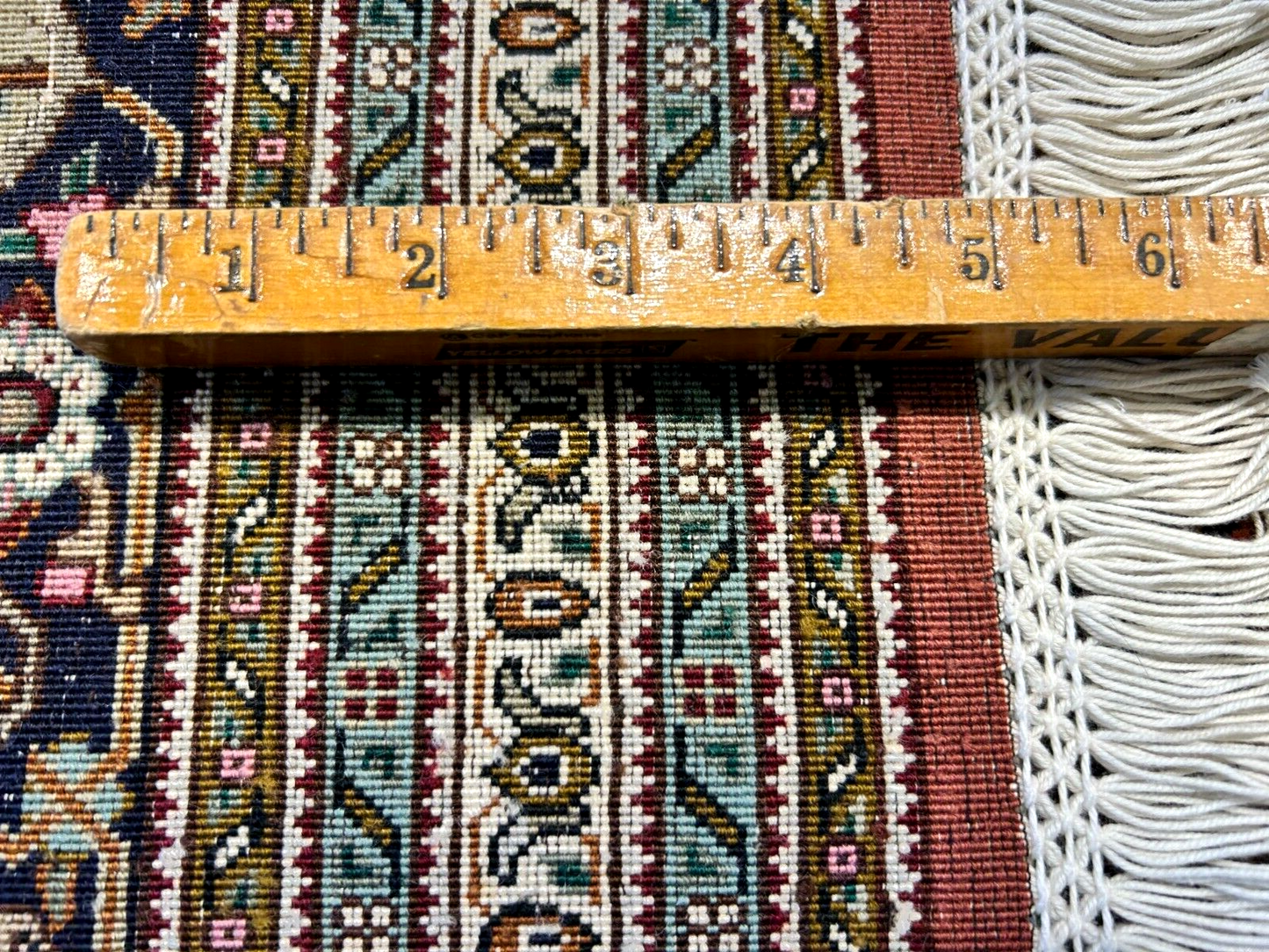 6'8"x10'1" Fine Hand-Knotted Wool & Silk Blend Tabrize Mahi Carpet - Area Rug