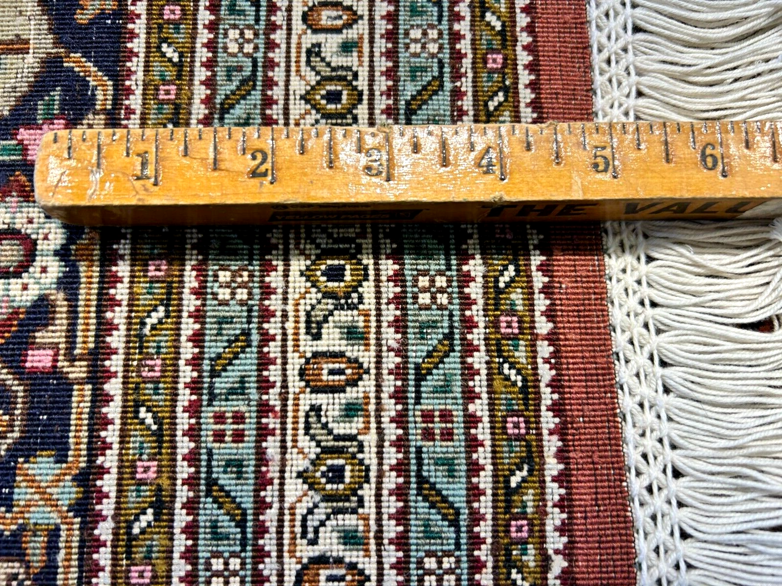 6'8"x10'1" Fine Hand-Knotted Wool & Silk Blend Tabrize Mahi Carpet - Area Rug