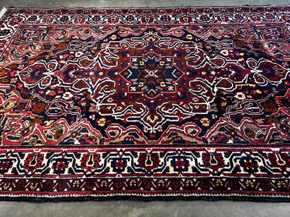 5'5" x 8'10" Hand-Knotted 100% Wool Pile Bakhtiarie Area Rug - Carpet
