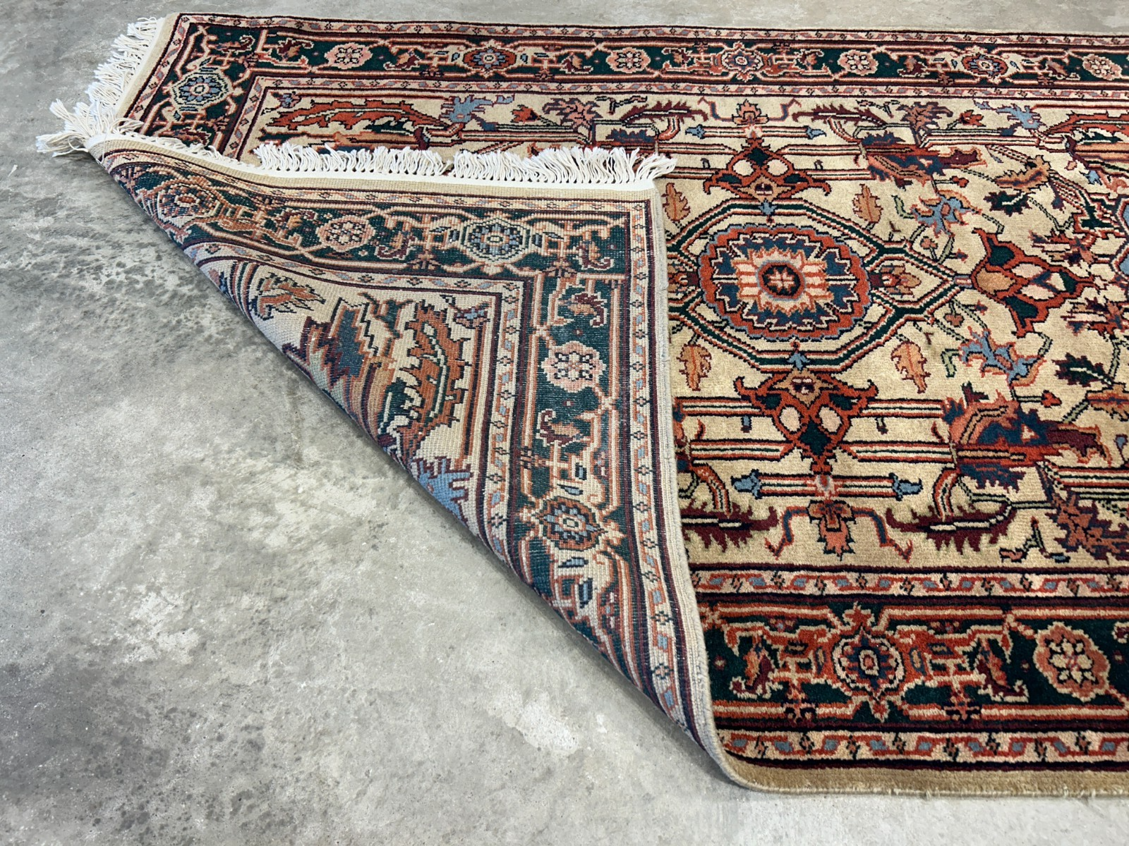 4'x6' Fine Hand-Knotted 100% Wool PileMahal Design Area Rug - Carpet