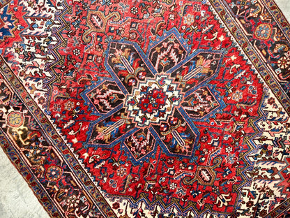 6'6"x8'10" Hand-Knotted 100% Wool Herize Carpet - Area Rug