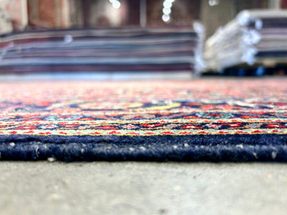 6'7"x9'4" Hand-Knotted 100% Wool Pile Tabrize Fishe Design Carpet - Area Rug