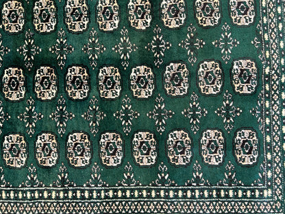 8'x10' Hand-Knotted 100% Wool Pile Bokhara Rug