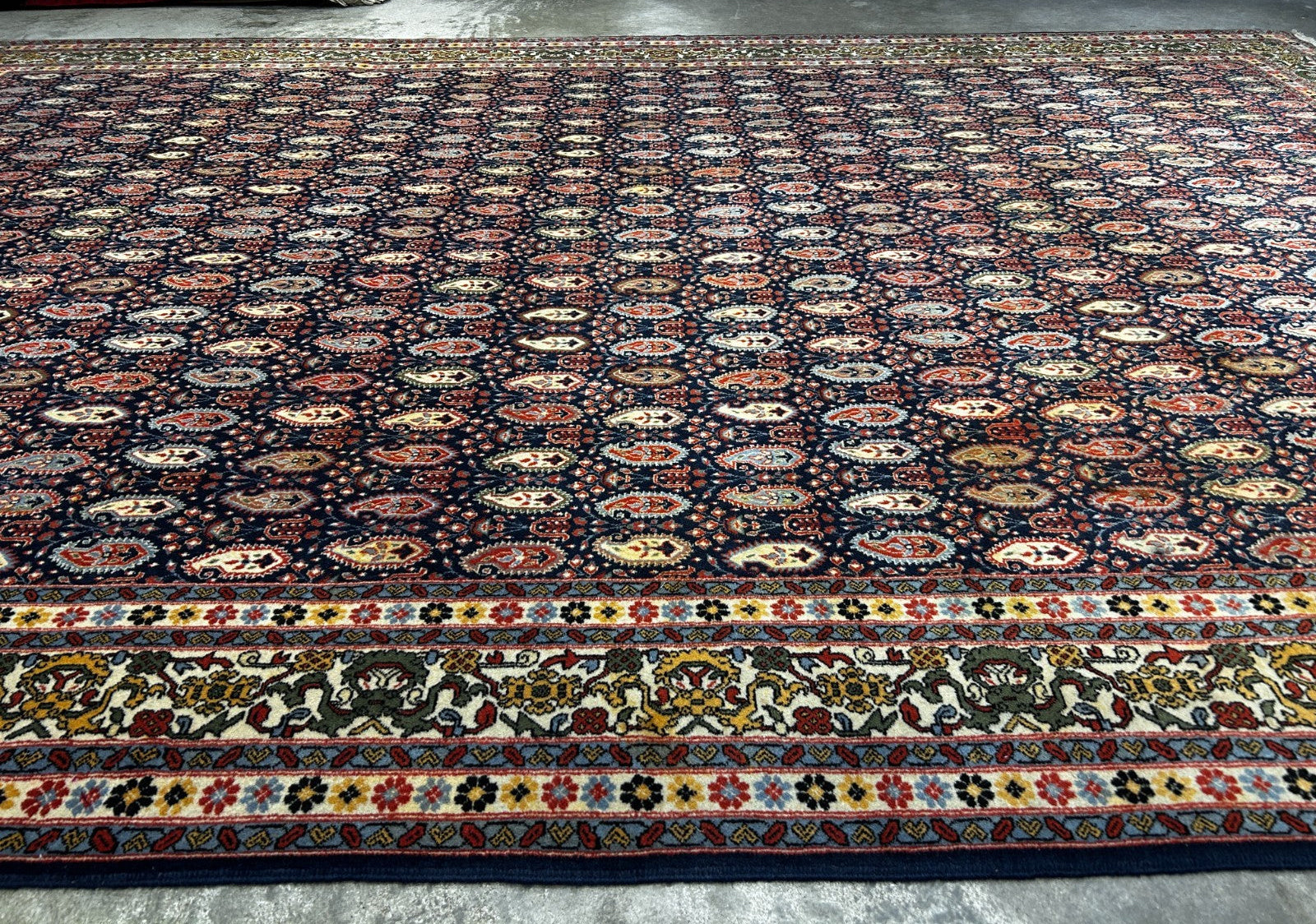 8'x11' Hand-Knotted 100% Wool Pile Hereke Area Rug - Carpet