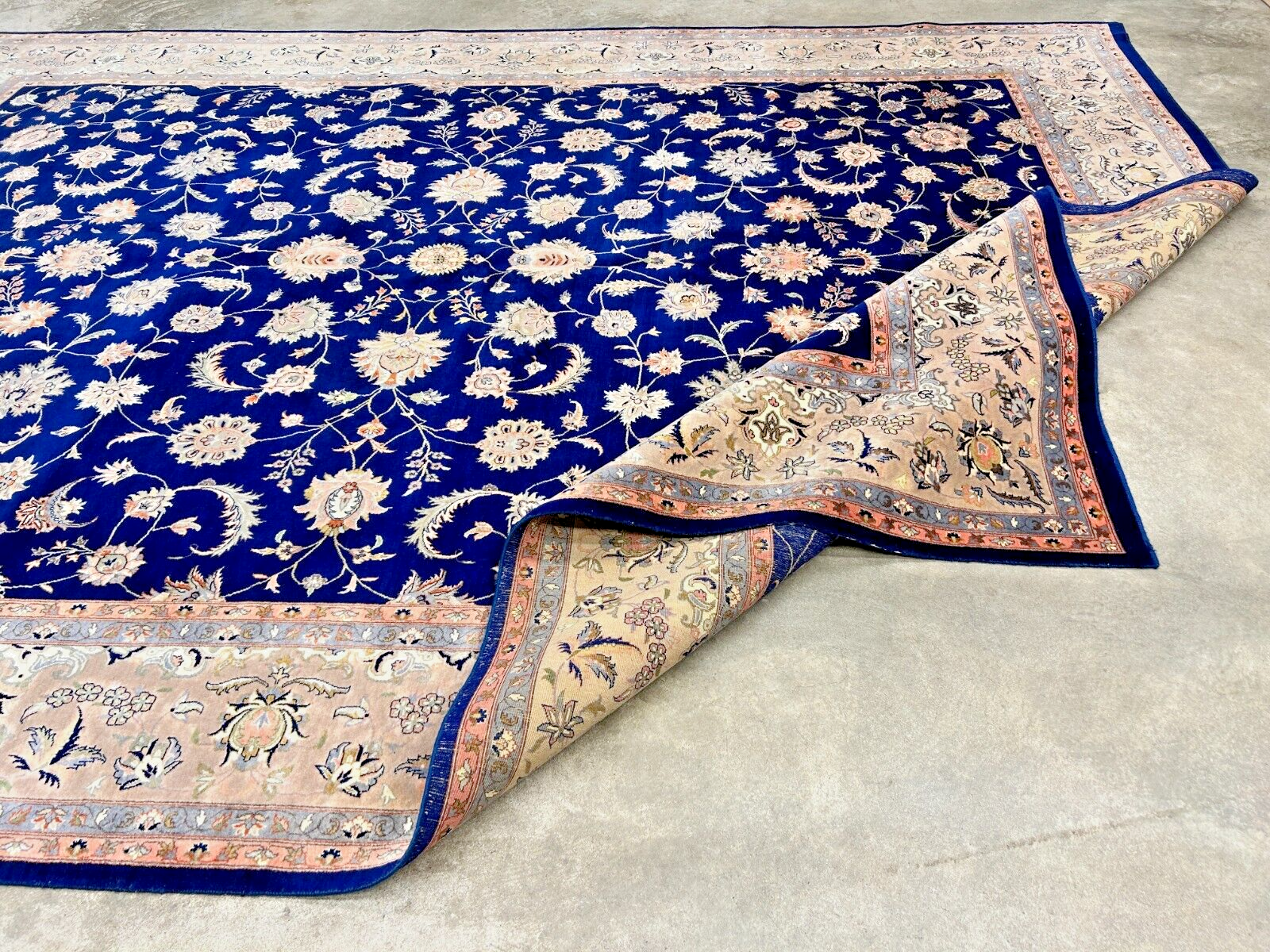 9'x12'3" Hand-Knotted 100% Lamb Wool Sinopersian Rug
