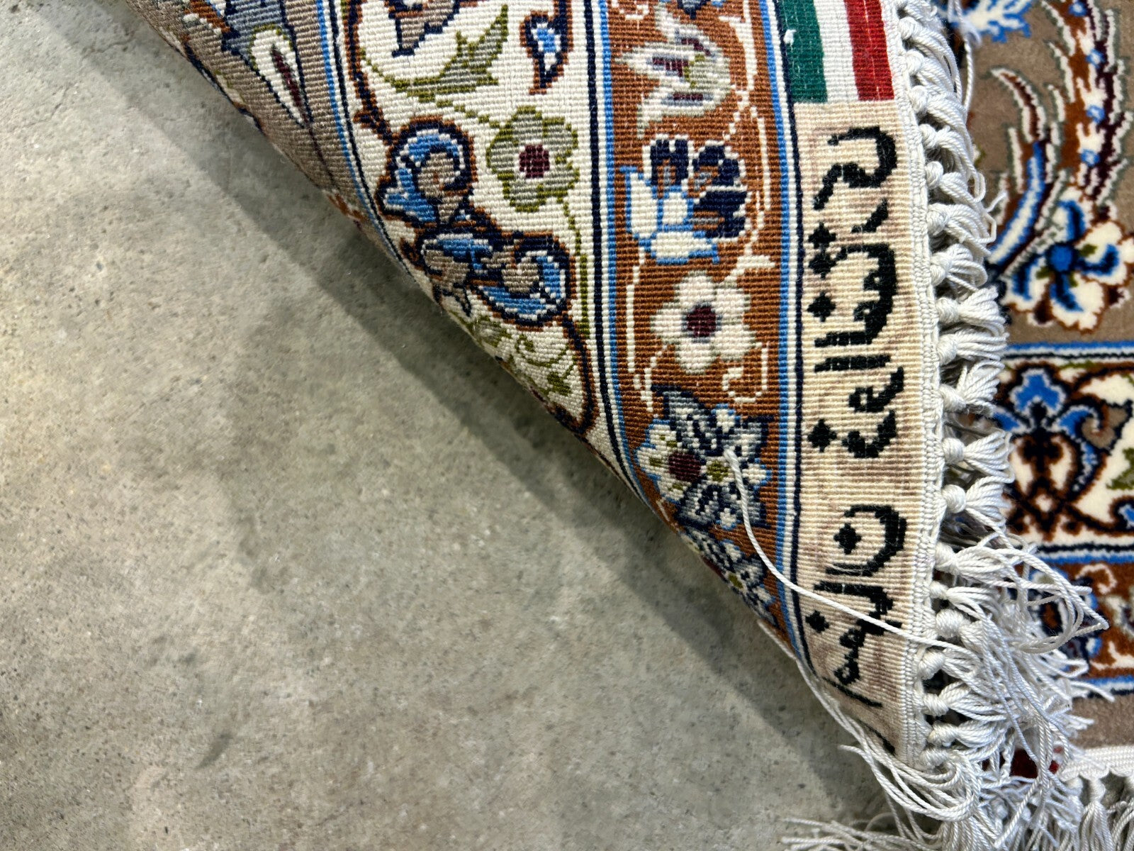 6'9"x10'6" Very Fine Hand-Knotted Wool & Silk Isfahane Rug - Area Carpet