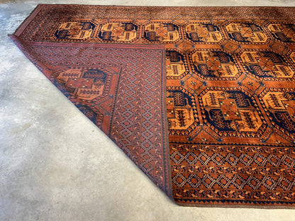 8'8"x12'1" Hand-Knotted 100%  Wool Pile Bokhara Rug