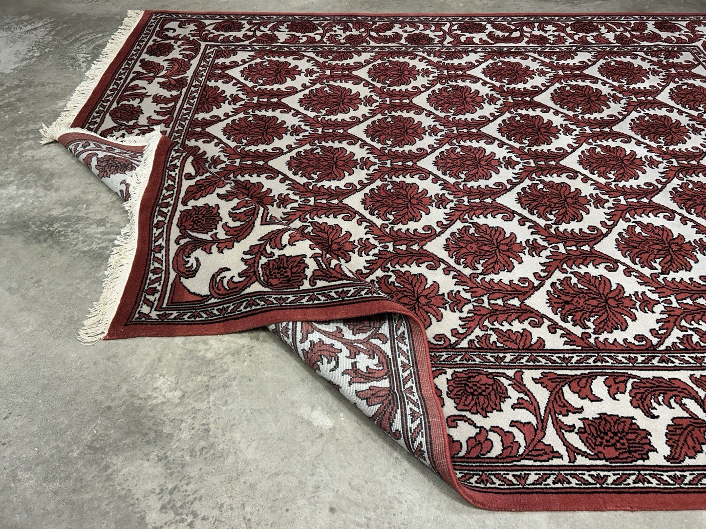 8’x9’11” Hand-Knotted 100% Wool Pile Oriental Area Rug - Carpet