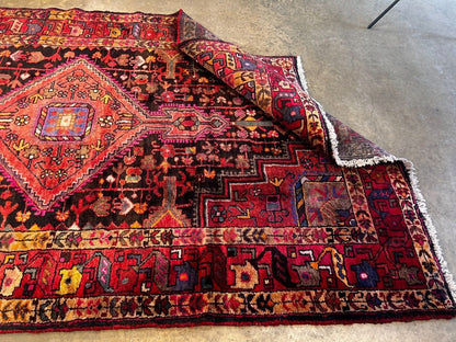 4'9" x 8'6" Hand-Knotted 100% Wool Carpet - Hamadane Area Rug
