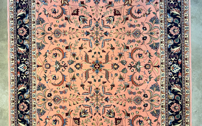 9'x12' Hand-Knotted 100% Wool Pile Romanian Rug