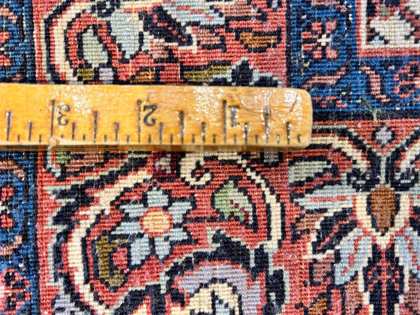 3'7"x5'8" Hand-Knotted 100% Wool Pile Persiane Bijare Rug