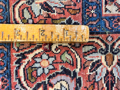 3'7"x5'8" Hand-Knotted 100% Wool Pile Persiane Bijare Rug