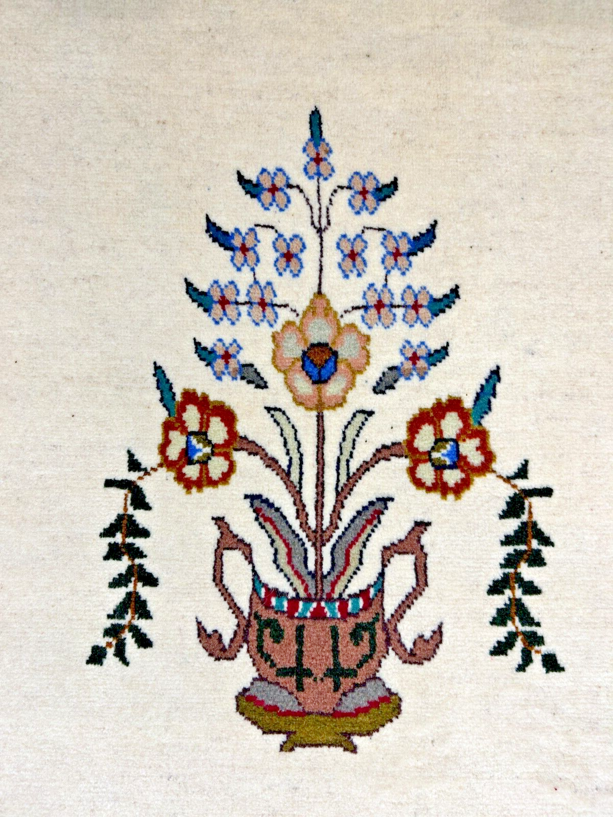 6'4"x9'5" Hand-Knotted 100% Wool Carpet - Gabeh Area Rug