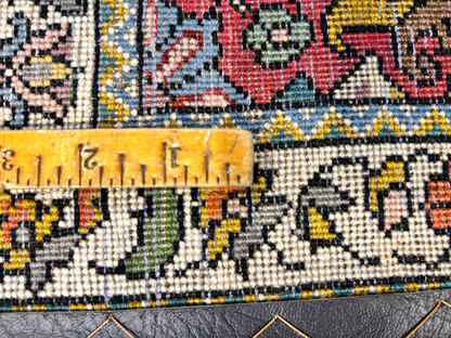 3'5"x5'2" Hand-Knotted 100% Lamb Wool Bakhtiarie Carpet - Area Rug